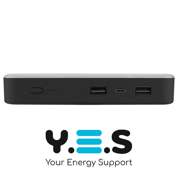 Фонарь powerbank 20000mAh 74Wh, 150-1200LM, 3000k, 4500k, 5700k, 2xUSB, 5v, 2a (Black-White) (IPX5) (Индикатор заряда)