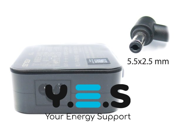 Original 65W 5.5x2.5 19V 3.42A Square блок живлення для ASUS квадратний