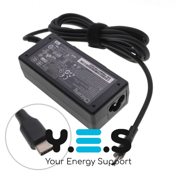 Original 45W блок живлення для ACER USB-C 15V3A, 12V3A, 9V3A, 5V2A, USB3.1/Type-C/USB-C
