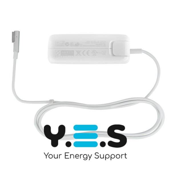Original 85W 18.5V, 4.6A, 5pin блок живлення для APPLE MagSafe L-образний A1343