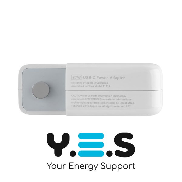 Original  87W 20.3V/4.3A, 14.5V/2A, 9V/3A, 5.2V/2.4A блок живлення для APPLE USB-C Type-C A1718, A1706, A1708