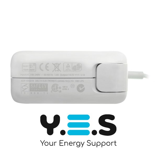 Original 45W 14.5V 3.1A 5pin блок живлення для APPLE MagSafe