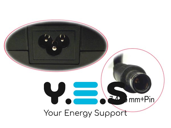 185W 7.4x5.0+pin блок живлення для Dell 19.5V 9.5A