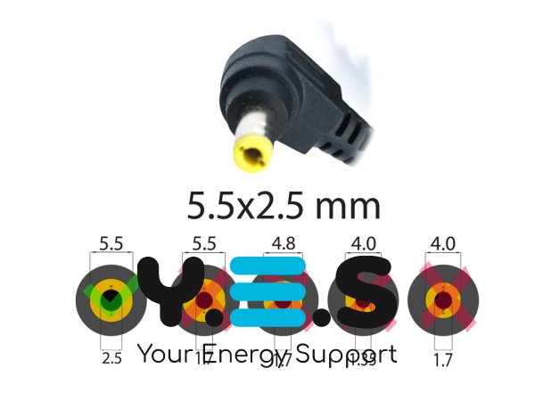 Original 90W 5.5x2.5 блок живлення для Fujitsu 19V 4.74A