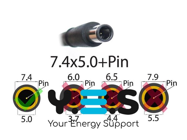 Original 130W 7.4x5.0+pin 19.5V 6.67A блок живлення Slim для Dell