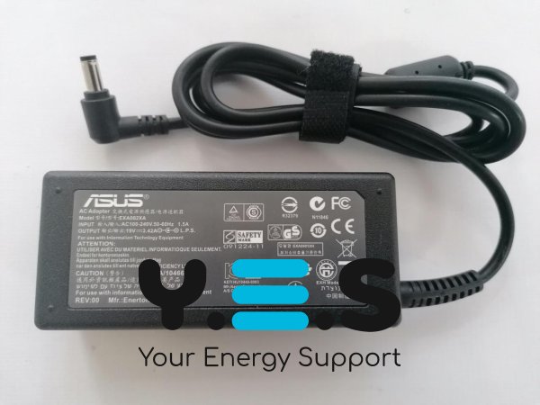 Блок живлення ADP-AS-02 оригінал для ноутбука ASUS 19V 3.42A 65W 5.5x2.5mm + кабель 220B