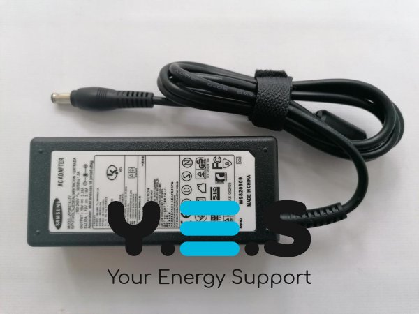 Блок живлення ADP-SAM-02 оригінал для ноутбука Samsung 19V 3.16A 60W 5.5x3.0 + кабель 220B