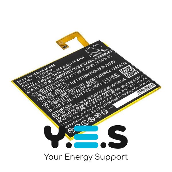 Батарея для планшета Lenovo L18D1P32 (Cameron Sino CS-LVX605SL) 4850 mAh HPW-13809