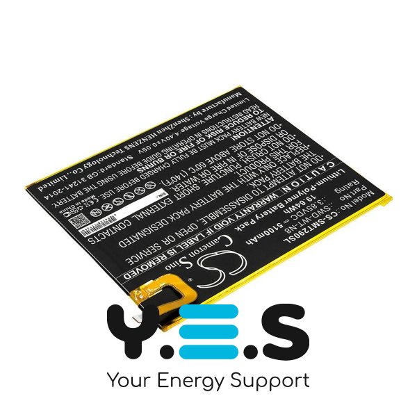 Батарея Cameron Sino SWD-WT-N8 (CS-SMT290SL) для планшетів Samsung Galaxy Tab A 8.0 (2019) SM-T290 (5100 mAh) HPW-14309