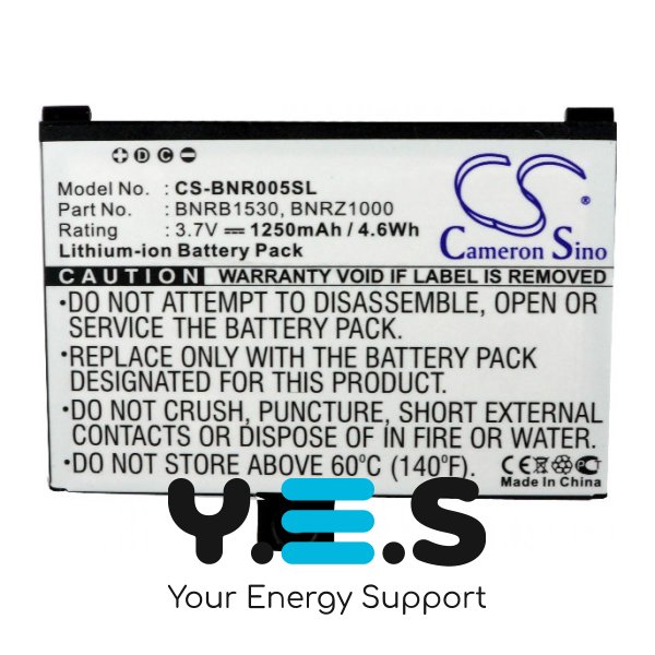 Батарея  Cameron Sino BNRB1530 (CS-BNR005SL) для e-book Barnes & Noble Nook Classic BNRV100 (1250 mAh) HPW-14682