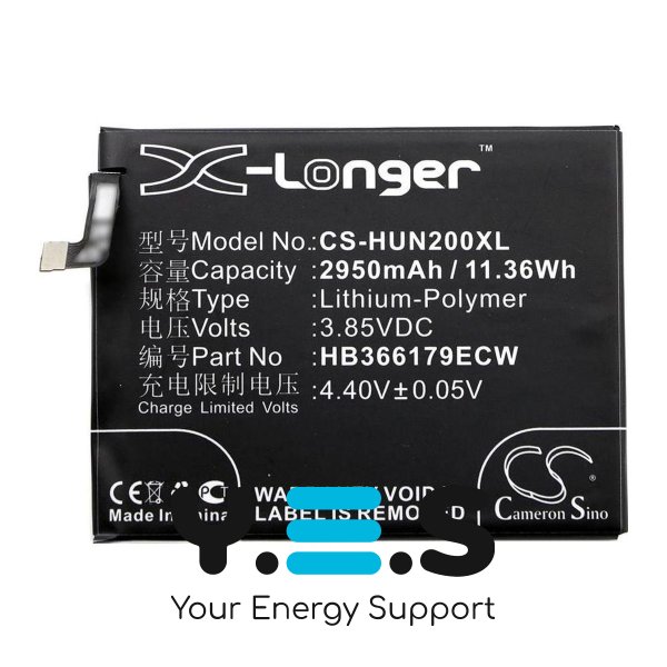 Батарея для телефонів Huawei HB366179ECW (X-Longer CS-HUN200XL) 2950 mAh HPW-12967