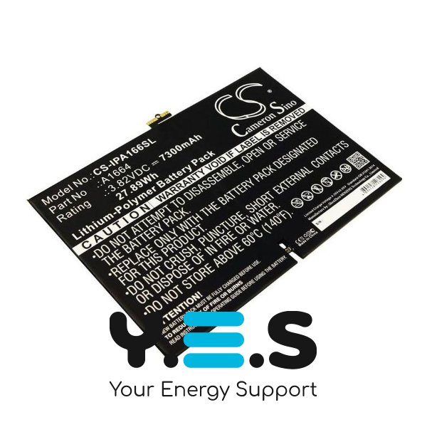 Батарея для планшета Apple iPad Pro 9.7 A1673 (Cameron Sino) 7300 mAh HPW-13797