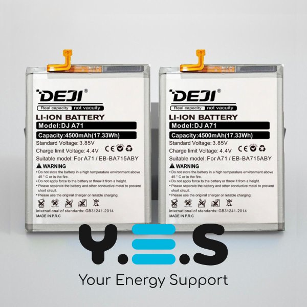 Акумулятор батареї DEJI Samsung EB-BA715ABY для Galaxy A71 4G SM-A715 (4500 mAh) HPW-14558