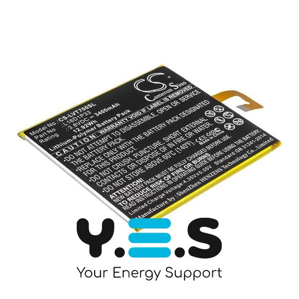 Батарея для планшета Lenovo L16D1P33 (Cameron Sino CS-LVT700SL) 3400 mAh HPW-13804