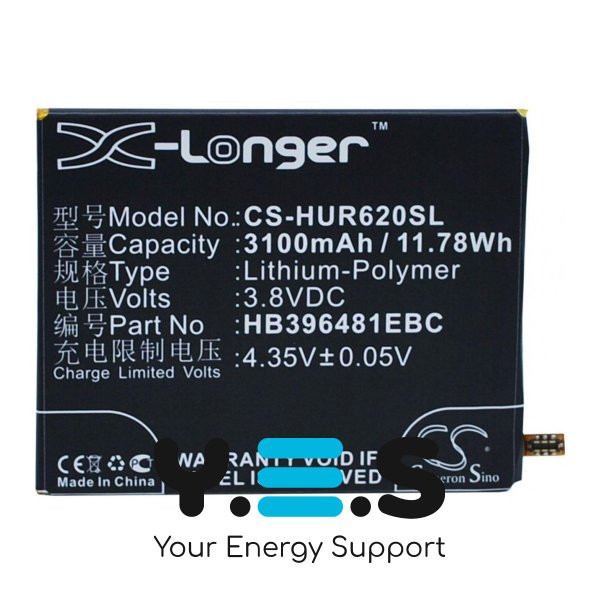 Батарея для телефонів Huawei HB396481EBC (X-Longer CS-HUR620SL) 3100 mAh HPW-12811