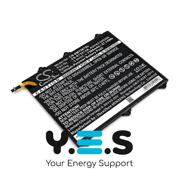 Батарея для планшета Samsung EB-BT567ABA (Cameron Sino CS-SMT567XL) 7300 mAh HPW-13820