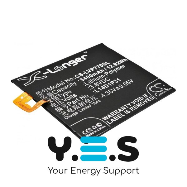 Батарея для планшета Lenovo L14D1P31 (X-Longer CS-LVP770SL) 3400 mAh HPW-13733