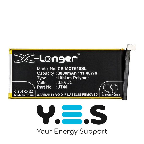 Батарея для телефонів Motorola JT40 (X-Longer CS-MXT610SL) 3000 mAh HPW-13764