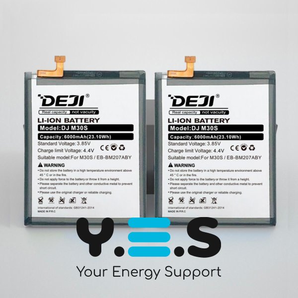 Акумулятор батареї DEJI Samsung EB-BM207ABY для Galaxy M30s SM-M307F/DS (6000 mAh) HPW-14566