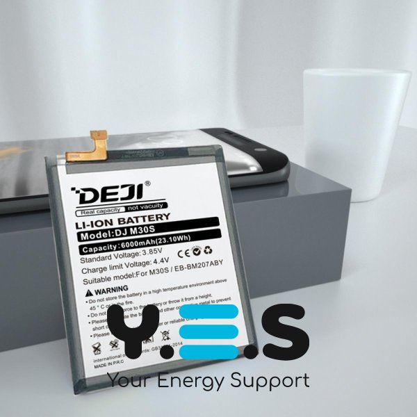 Акумулятор батареї DEJI Samsung EB-BM207ABY для Galaxy M30s SM-M307F/DS (6000 mAh) HPW-14566