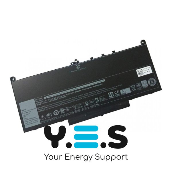 Батарея до ноутбуків DELL (6MT4T) Latitude E7270 E7470 (Replacement ) HPW-15181