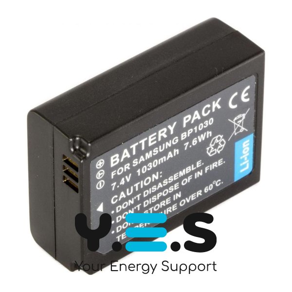 Батарея для фото-камер Samsung BP1030 (MultiplePower) 1030 mAh HPW-11239