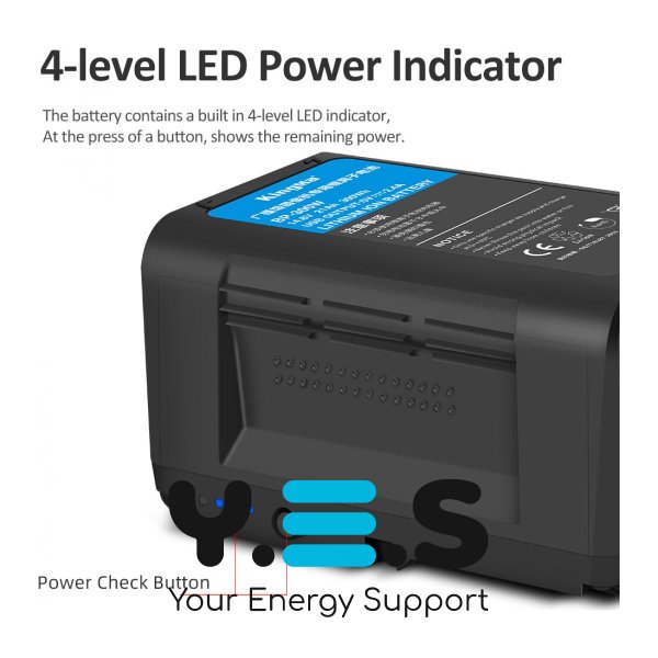 Акумулятор KingMa BP-300W V-Mount/V-Lock (300 Wh 14.8V 21000 mAh) для камер HPW-15126