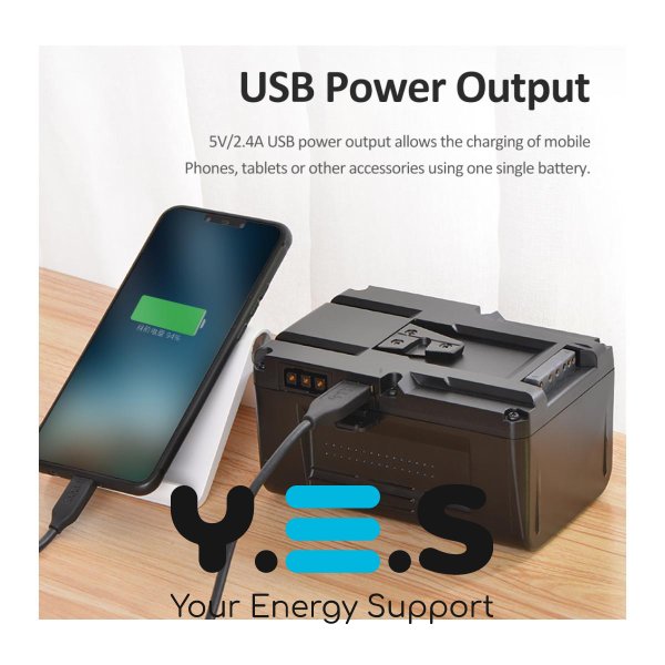 Акумулятор KingMa BP-300W V-Mount/V-Lock (300 Wh 14.8V 21000 mAh) для камер HPW-15126