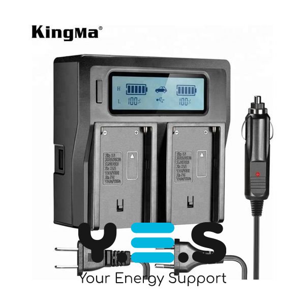 Зарядне на 2 батареї для Sony NP-FM50 NP-FM500 NP-FM70 NP-FM90 HPW-13361