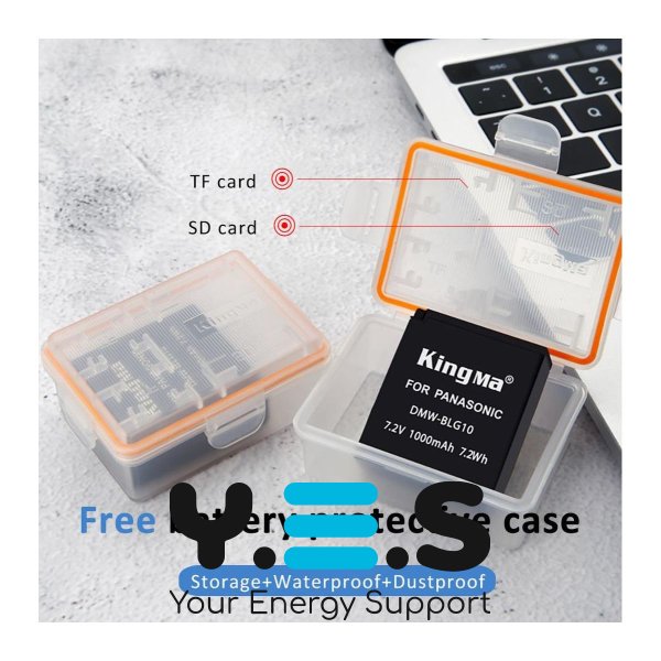 Батарея для фотоапарату Panasonic DMW-BLG10 (KingMa) 1000 mAh HPW-14161