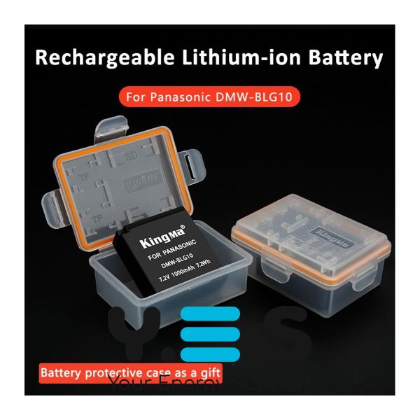 Батарея для фотоапарату Panasonic DMW-BLG10 (KingMa) 1000 mAh HPW-14161