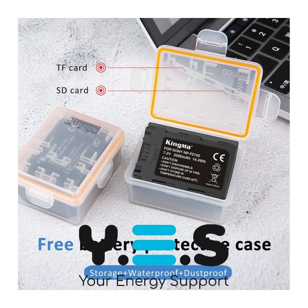 Батарея для фотоапарату Sony NP-FZ100 (KingMa) 2000 mAh HPW-14100