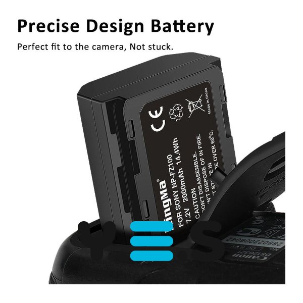 Батарея для фотоапарату Sony NP-FZ100 (KingMa) 2000 mAh HPW-14100