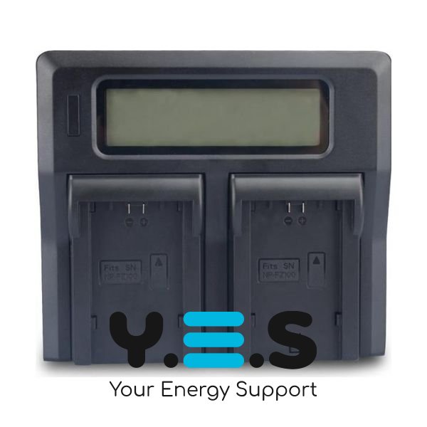 Інтелектуальний зарядний пристрій на 2 батареї (KingMa) для Sony NP-FZ100 HPW-13365