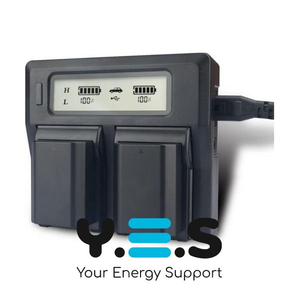 Інтелектуальний зарядний пристрій на 2 батареї (KingMa) для Sony NP-FZ100 HPW-13365