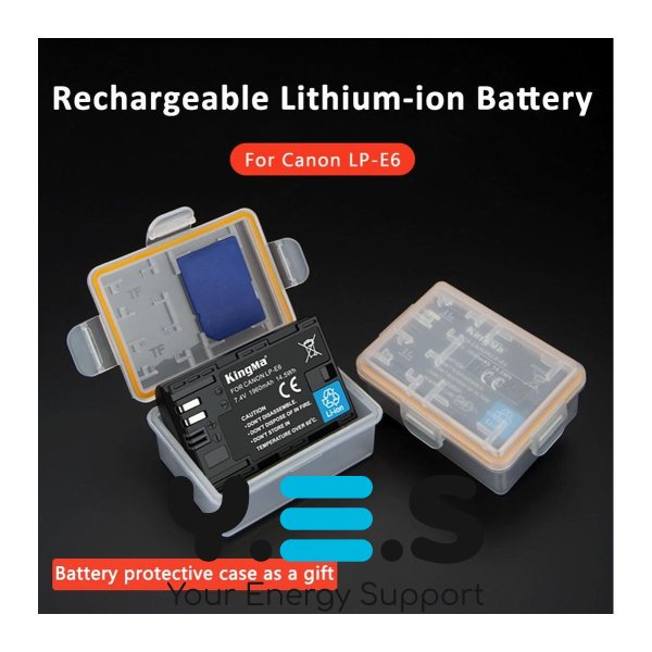 Батарея для фотоапарату Canon LP-E6 (KingMa) 1960 mAh HPW-14167