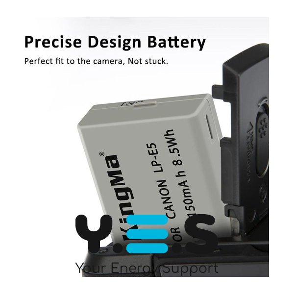 Батарея для фотоапарату Canon LP-E5 (KingMa) 1150 mAh HPW-14166