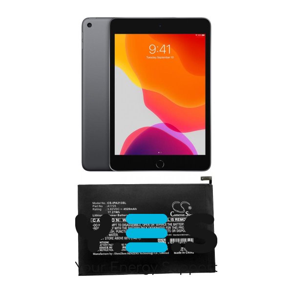 Батарея для планшету A1725 для Apple iPad Mini 5 (Cameron Sino) HPW-15024