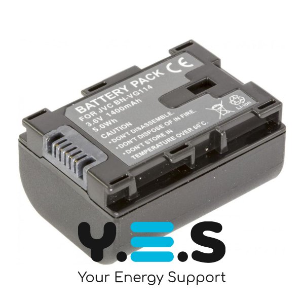 Батарея для фото-камер JVC BN-VG114U (MultiplePower) 1400 mAh HPW-11889