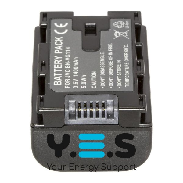 Батарея для фото-камер JVC BN-VG114U (MultiplePower) 1400 mAh HPW-11889