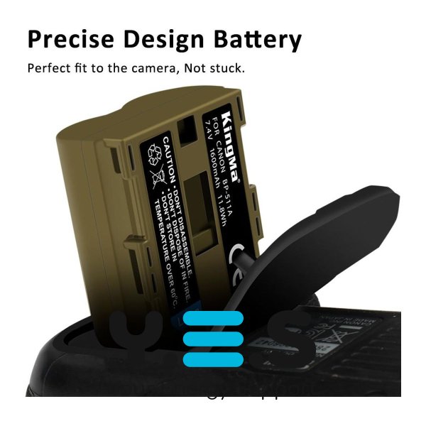 Батарея для фотоапарату Canon BP-511 (KingMa) 1600 mAh HPW-14109