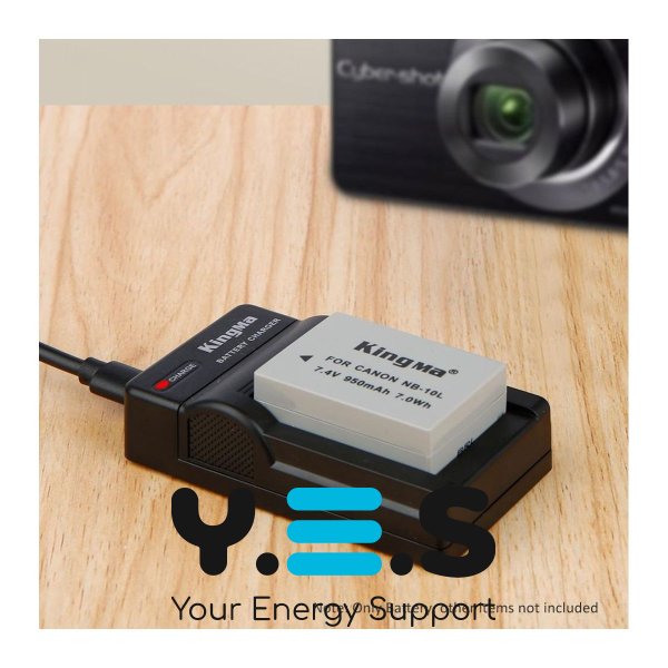 Батарея для фотоапарату Canon NB-10L (KingMa) 950 mAh HPW-14169