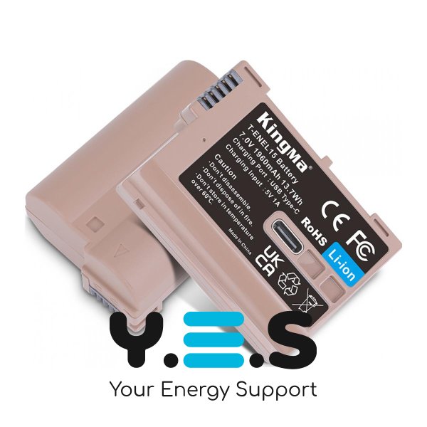 Батарея для фотоапарату Nikon EN-EL15 USB-C (KingMa) 1960 mAh HPW-14667