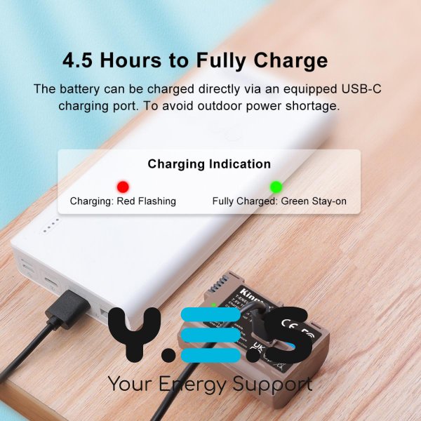 Батарея для фотоапарату Nikon EN-EL15 USB-C (KingMa) 1960 mAh HPW-14667