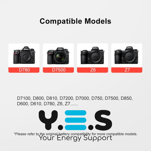 Батарея для фотоапарату Nikon EN-EL15 USB-C (KingMa) 1960 mAh HPW-14667