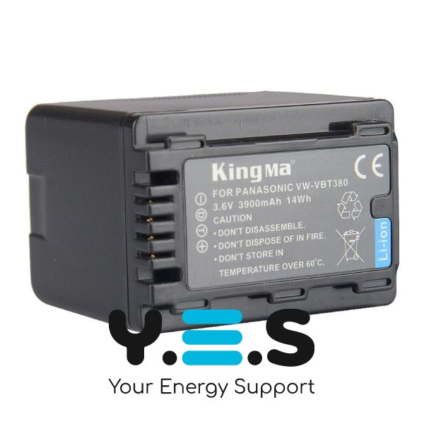 Батарея для фотоапарату Panasonic VW-VBT380 (KingMa) 3900 mAh HPW-14442