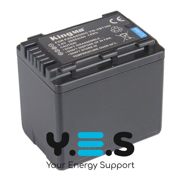 Батарея для фотоапарату Panasonic VW-VBT380 (KingMa) 3900 mAh HPW-14442
