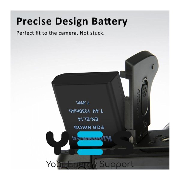 Батарея для фотоапарату Nikon EN-EL14 (KingMa) 1030 mAh HPW-14104