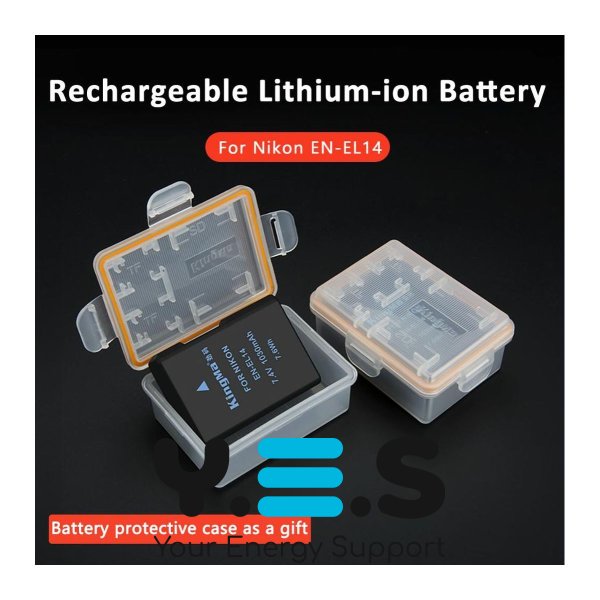 Батарея для фотоапарату Nikon EN-EL14 (KingMa) 1030 mAh HPW-14104