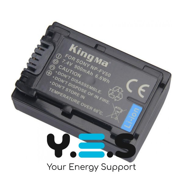 Батарея для фотоапарату Sony NP-FV50 (KingMa) 650 mAh HPW-10105